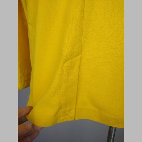 NWOT Soft Surroundings Yellow Cotton Blair Jacket Size Medium - Picture 14 of 14